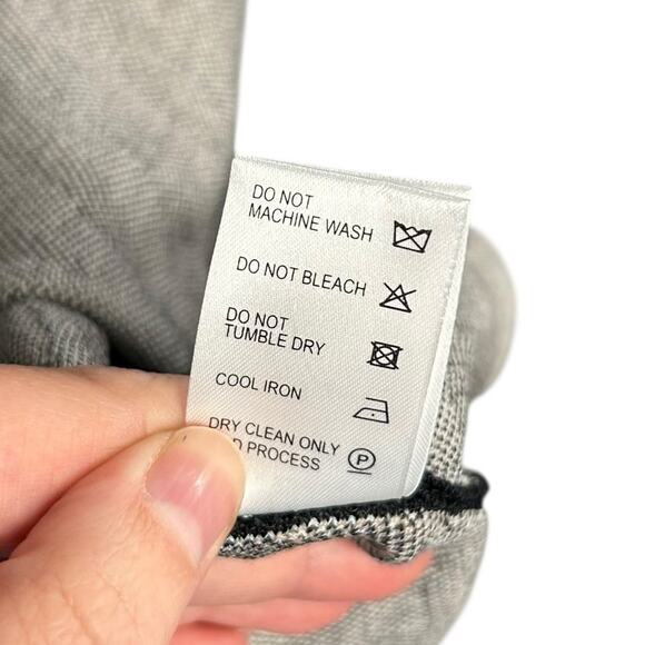 Shanghai Tang Black White Tan Mixed Animal Print Long Sleeve Dress Womens Small - Picture 5 of 6